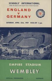 ENGLAND V GERMANY (SCHOOLS