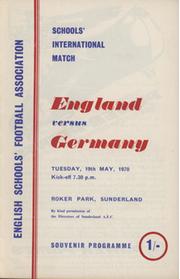 ENGLAND V GERMANY (SCHOOLS