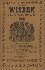 WISDEN CRICKETERS