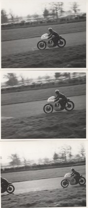 PHIL READ 1961 (OULTON PARK) MOTOR CYCLING PHOTOGRAPHS (X3)