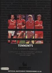 LIVERPOOL V MANCHESTER UNITED (FA CHARITY SHIELD) 1990 OFFICIAL  PROGRAMME
