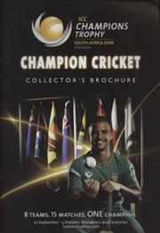 ICC CHAMPIONS TROPHY 2009 CRICKET PROGRAMME