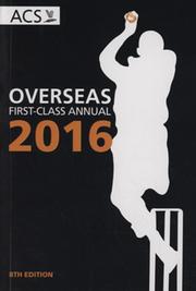 ACS OVERSEAS FIRST-CLASS ANNUAL 2016