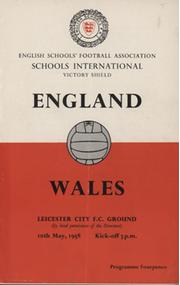 ENGLAND  V WALES (SCHOOLS