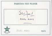 BILAL ASAD (PAKISTAN) CRICKET AUTOGRAPH