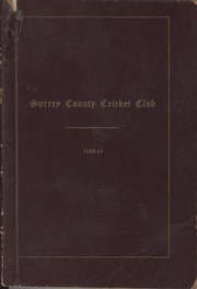 SURREY COUNTY CRICKET CLUB 1940-45 [HANDBOOK]
