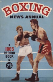 BOXING NEWS ANNUAL AND RECORD BOOK 1965