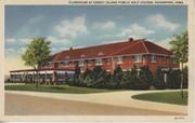 CREDIT ISLAND PUBLIC GOLF COURSE (IOWA) GOLF POSTCARD