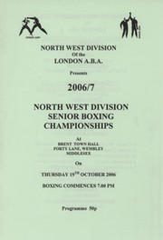 GEORGE GROVES V JAMES DEGALE 2006 BOXING PROGRAMME