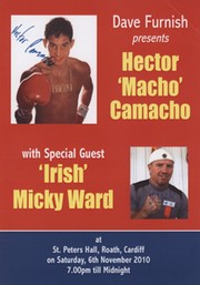 HECTOR CAMACHO 2010 PROMOTIONAL DINNER PROGRAMME - SIGNED BY CAMACHO & MICKY WARD