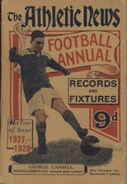 ATHLETIC NEWS FOOTBALL ANNUAL 1927-28