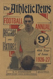 ATHLETIC NEWS FOOTBALL ANNUAL 1926-27