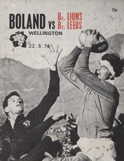 BOLAND V BRITISH ISLES 1974 RUGBY UNION PROGRAMME