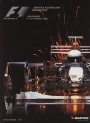 AUSTRALIAN GRAND PRIX 2001 MOTOR RACING PROGRAMME