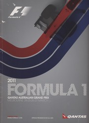 AUSTRALIAN GRAND PRIX 2011 MOTOR RACING PROGRAMME