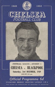 CHELSEA V BLACKPOOL 1949-50 FOOTBALL PROGRAMME