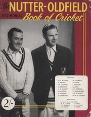 BERT NUTTER & BUDDY OLDFIELD (NORTHAMPTONSHIRE) CRICKET BENEFIT BROCHURE