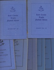 KENT COUNTY RUGBY FOOTBALL UNION HANDBOOKS 1961-79 (X7)