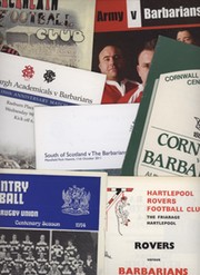 THE BARBARIANS  RUGBY UNION PROGRAMMES 1965-2011 (X 14)