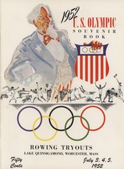1952 U.S. OLYMPIC SOUVENIR BOOK - ROWING TRYOUTS
