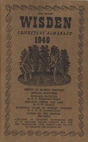 WISDEN CRICKETERS