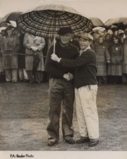 BING CROSBY 1950 GOLF PHOTOGRAPH (ST. ANDREWS)
