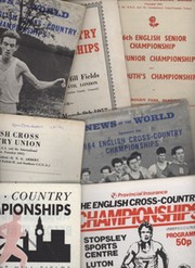 ENGLISH CROSS-COUNTRY CHAMPIONSHIPS 1953-93  ATHLETICS PROGRAMMES (X7)