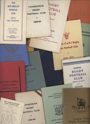RUGBY UNION CLUB FIXTURES CARDS 1946 ONWARDS (X40)