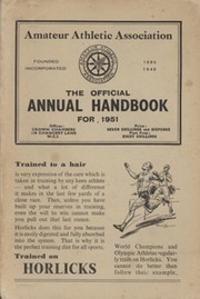 AMATEUR ATHLETIC ASSOCIATION HANDBOOK 1951