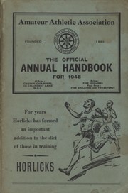 AMATEUR ATHLETIC ASSOCIATION HANDBOOK 1948
