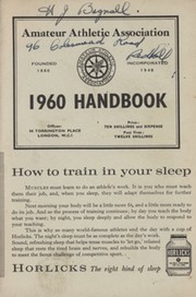 AMATEUR ATHLETIC ASSOCIATION HANDBOOK 1960