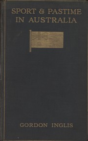 SPORT AND PASTIME IN AUSTRALIA