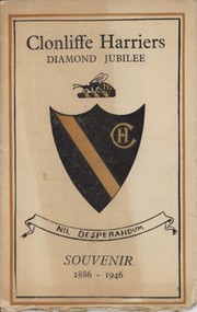CLONLIFFE HARRIERS DIAMOND JUBILEE SOUVENIR 1946
