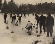 DUNDEE & DISTRICT CURLING BONSPIEL 1956 PHOTOGRAPH
