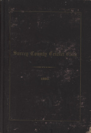 SURREY COUNTY CRICKET CLUB 1893 [HANDBOOK]