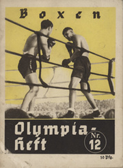 BERLIN OLYMPICS 1936 - BOXING TOURNAMENT SOUVENIR 
