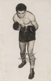 ERIC BOON 1937 BOXING POSTCARD
