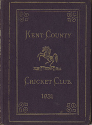 KENT COUNTY CRICKET CLUB 1931 [BLUE BOOK]