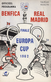 BENFICA V REAL MADRID 1962 (EUROPEAN CUP FINAL) FOOTBALL PROGRAMME