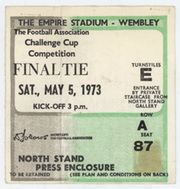 LEEDS UNITED V SUNDERLAND 1973 (F.A. CUP FINAL) FOOTBALL TICKET