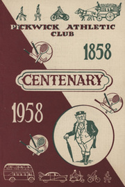 PICKWICK ATHLETIC CLUB 1858-1958 CENTENARY YEAR HANDBOOK