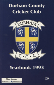 DURHAM COUNTY CRICKET CLUB YEARBOOK 1993