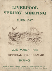THE GRAND NATIONAL 1947 OFFICIAL RACECARD