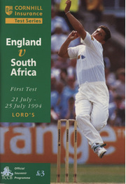 ENGLAND V SOUTH AFRICA 1994 1ST TEST (LORD