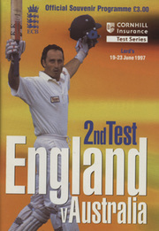ENGLAND V AUSTRALIA 1997 2ND TEST (LORD