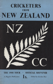 CRICKETERS FROM NEW ZEALAND: THE 1958 TOUR OFFICIAL SOUVENIR