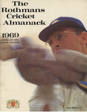 ROTHMANS CRICKET ALMANACK 1969: ENGLAND V WEST INDIES, ENGLAND V NEW ZEALAND - SIGNED BY BOYCOTT