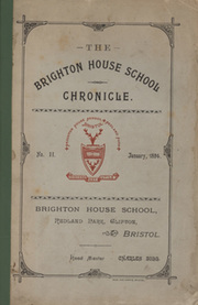 THE BRIGHTON HOUSE SCHOOL CHRONICLE NO.11 JANUARY 1894 - W.G. GRACE
