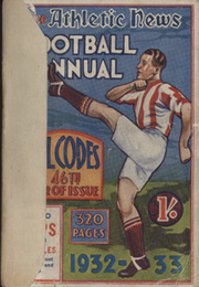 ATHLETIC NEWS FOOTBALL ANNUAL 1932-33