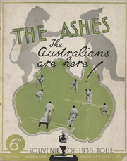 THE ASHES: THE AUSTRALIANS ARE HERE! SOUVENIR OF THE 1938 TOUR
